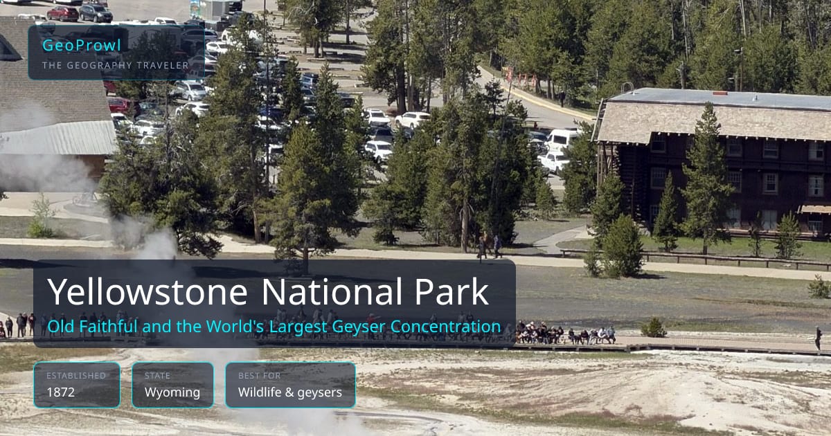 Yellowstone National Park, Old Faithful and the world's largest geyser concentration