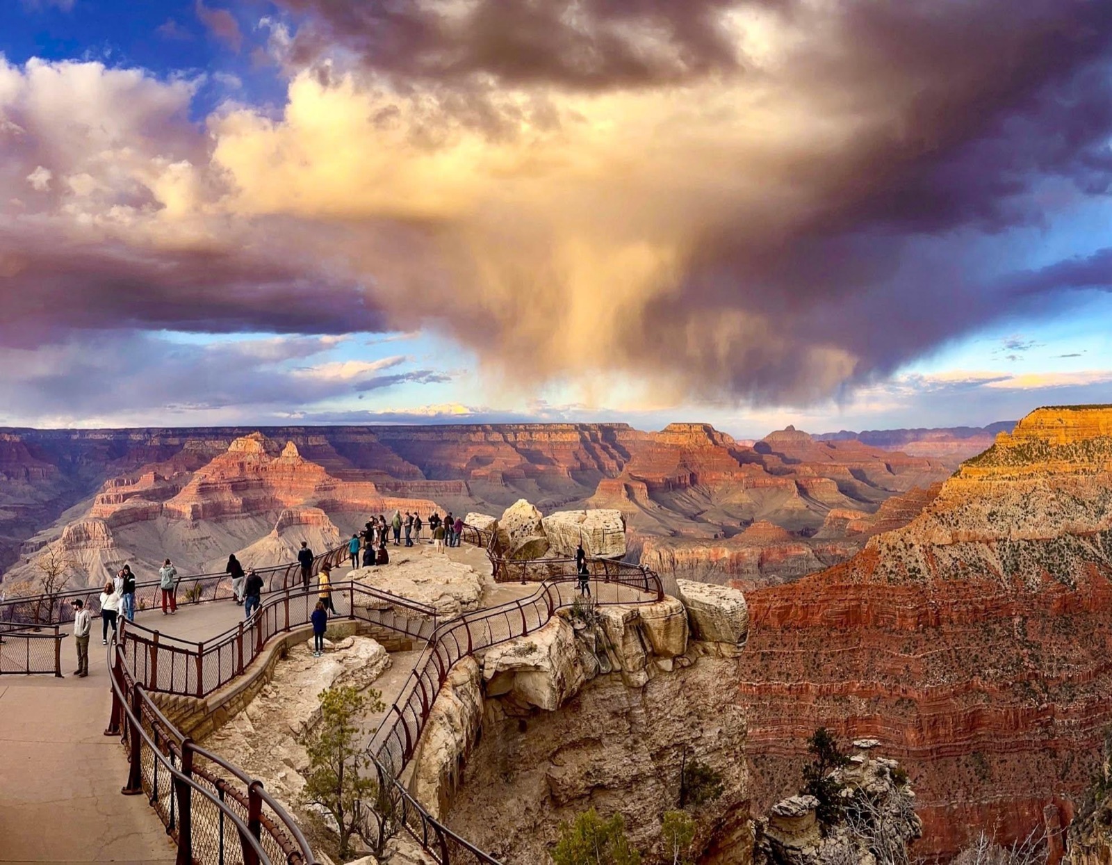 Grand Canyon National Park (North Rim), 1,000 feet higher than the South Rim, with old-growth spruce-fir forest running to the canyon edge